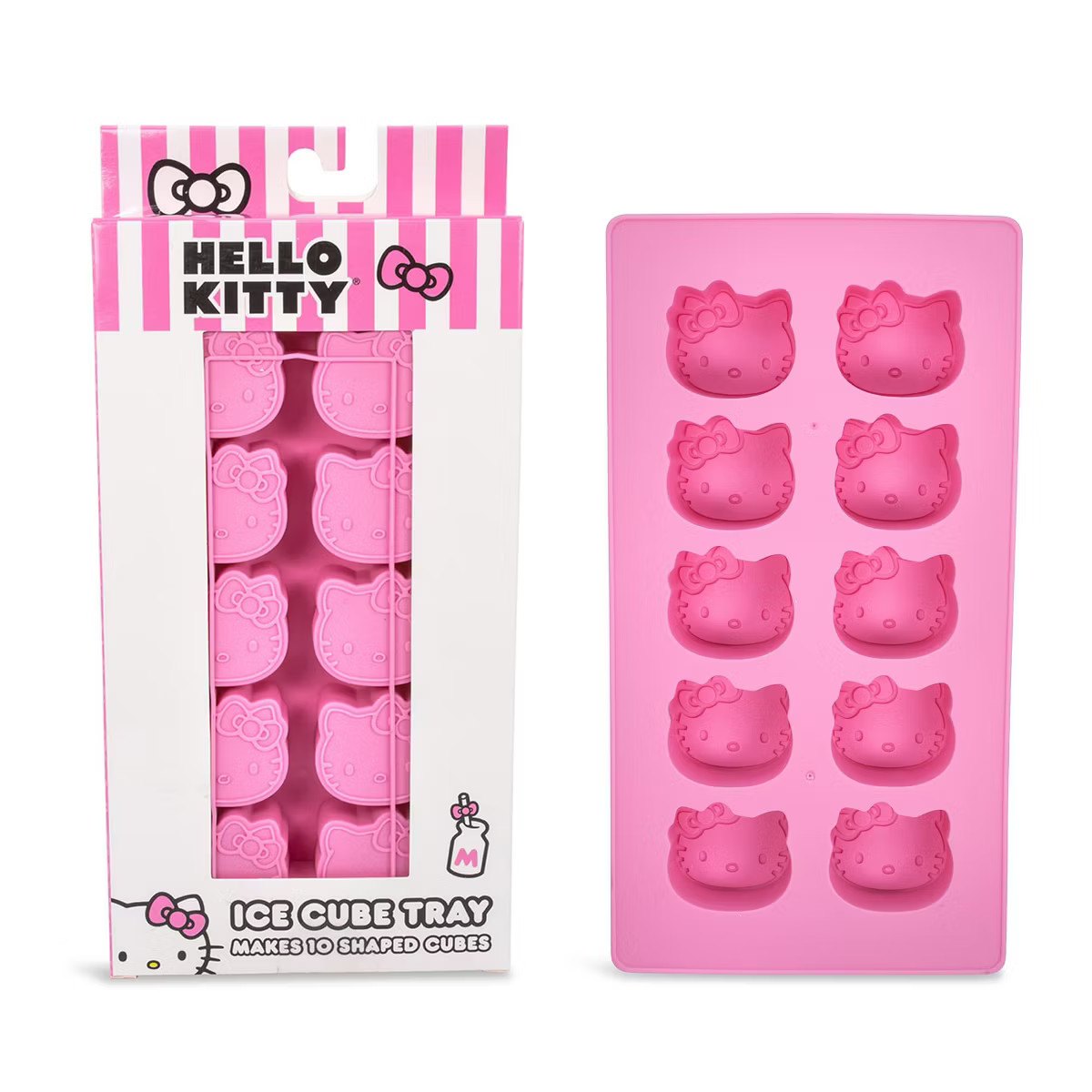 Silver Buffalo Sanrio Hello Kitty Silicone Mold Ice Cube Tray | Makes 10 Cubes | Target