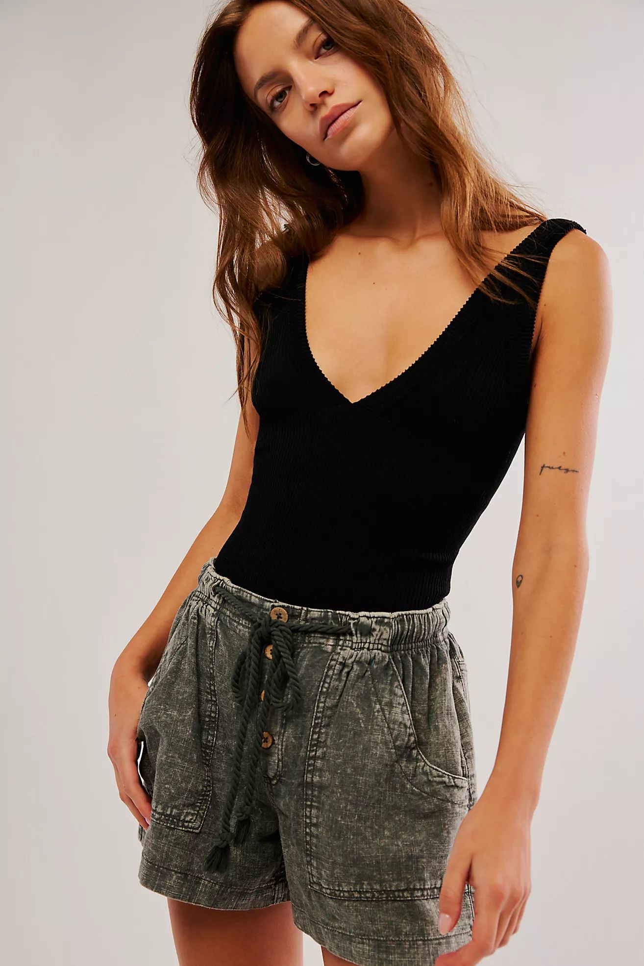 Westmoreland Linen Pull-On Shorts | Free People (Global - UK&FR Excluded)