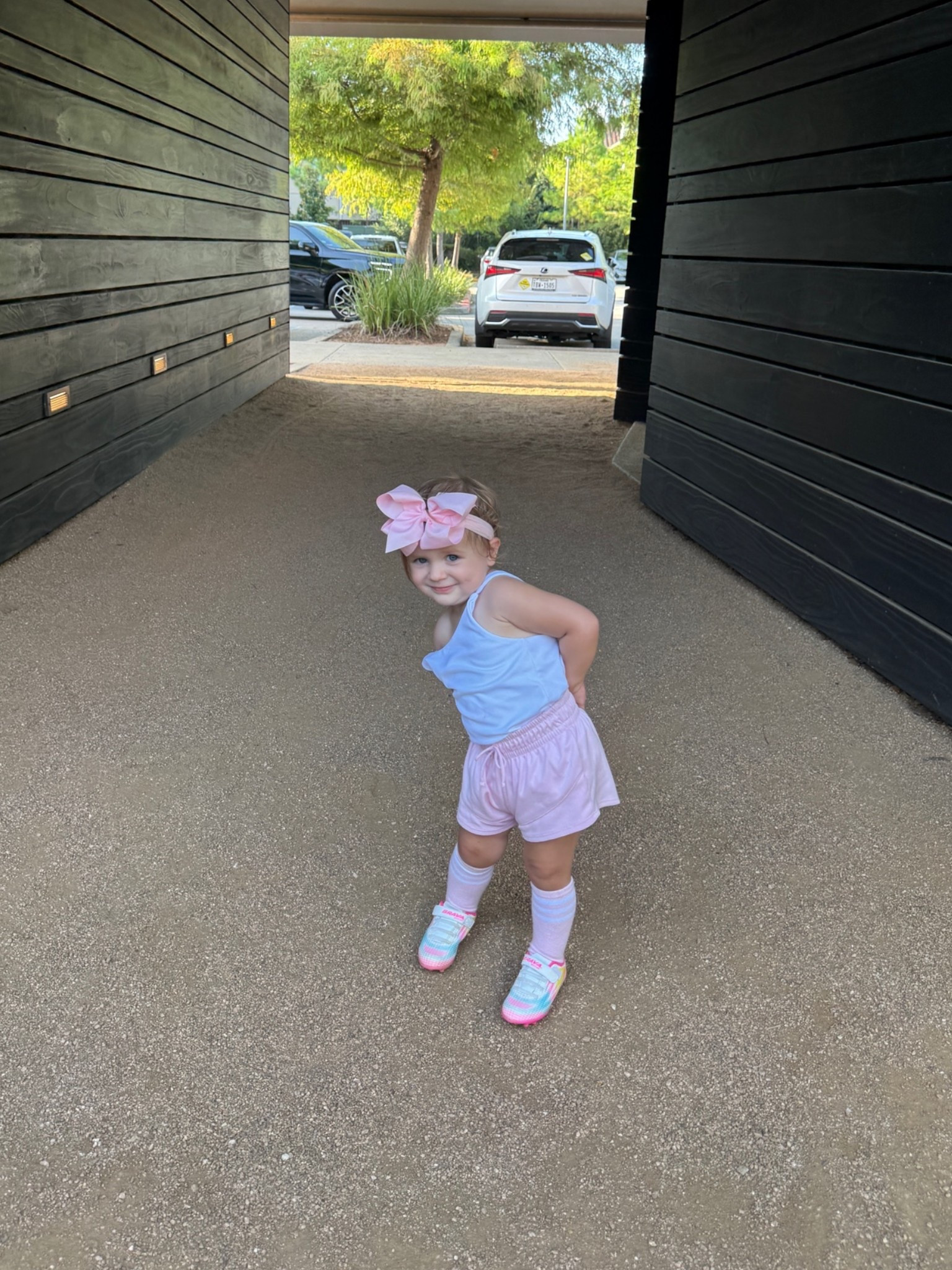 🎀 Another soccer day fit check. 💗⚽️

Everybody always loves her soccer day outfits so here is tonights lol.  I will never get over the adorable tiny 2yo shin guards and cleats 😂.   

#LTKKids #LTKFamily #ToddlerStyle #ToddlerFashion #SoccerStyle #LittleAthlete #GirlsStyle #2yoGirlSoccerOutfits #KidsOOTD #ToddlerOOTD #MomLife #MomStyle #FamilyStyle #AmazonFinds #KidsFashion #SoccerMom #PinkEverything #JenniferNConnelly #LTK

#LTKootd #LTKKids #LTKdayinmylife