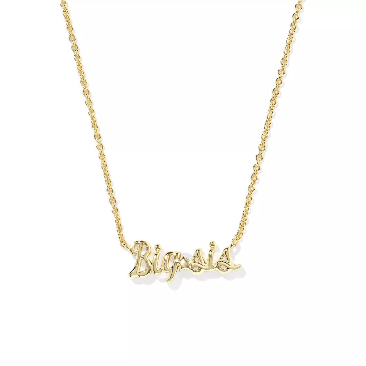 Kendra Scott 14K Gold Over Brass Big Sis Pendant Necklace - Gold | Target