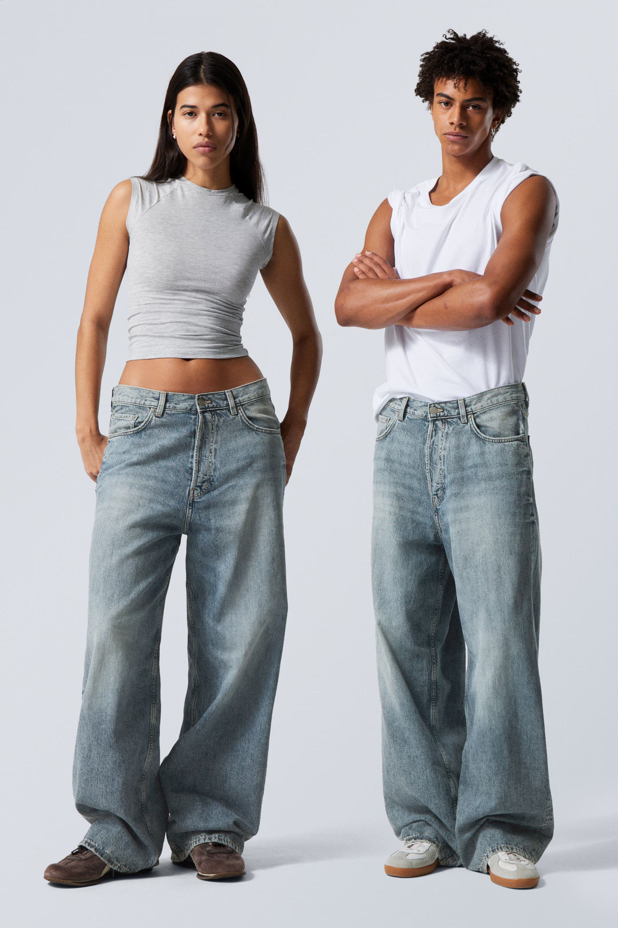 Astro Loose Baggy Leg Jeans | Weekday