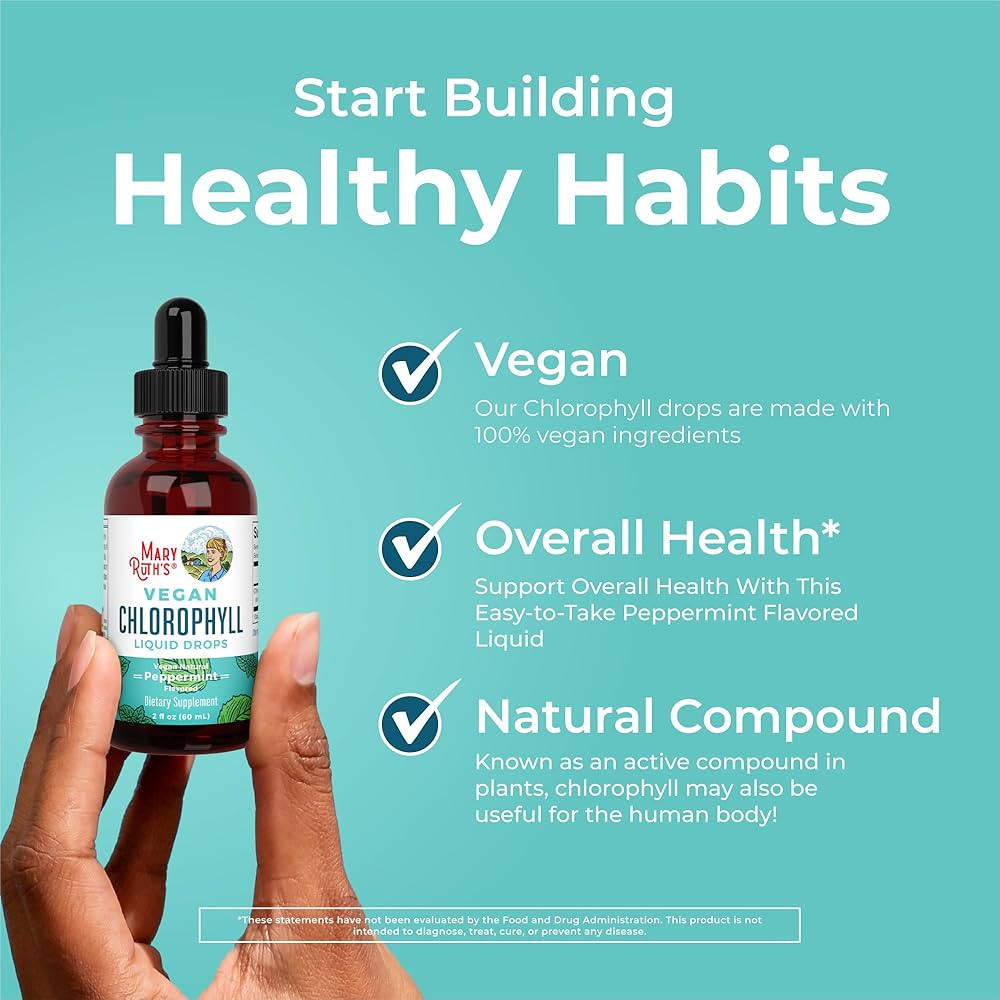 MaryRuth Organics Chlorophyll Liquid Drops, Clean Label Project Certified®, Vegan, Non-Diluted L... | Amazon (US)