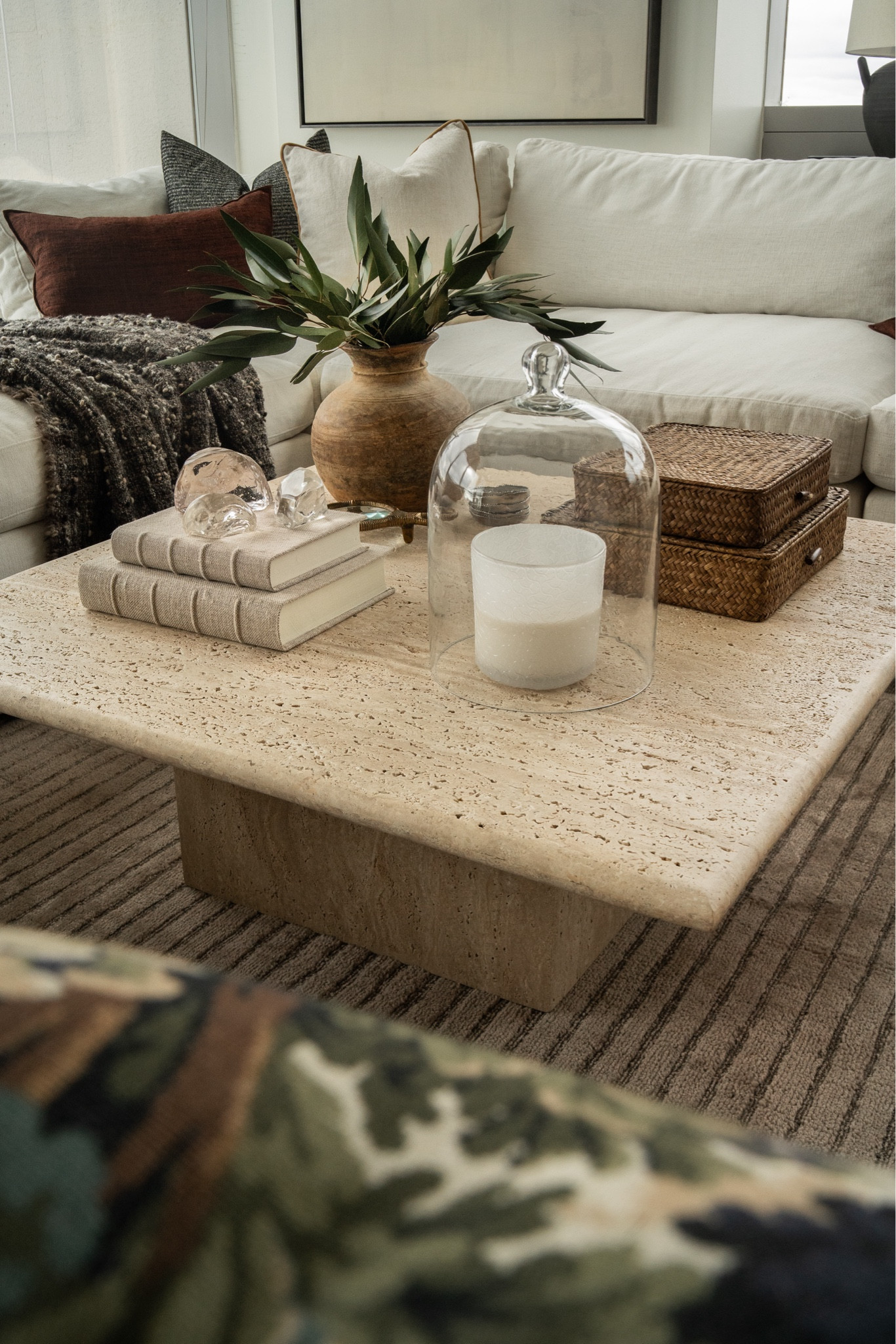 New coffee table styling for Spring! Obsessed with this new look from McGee & Co and all of my new decor. ✨ coffee table styling is all about mixing shapes and materials for a collected look. 

#LTKSpringSale #LTKhome #LTKmens