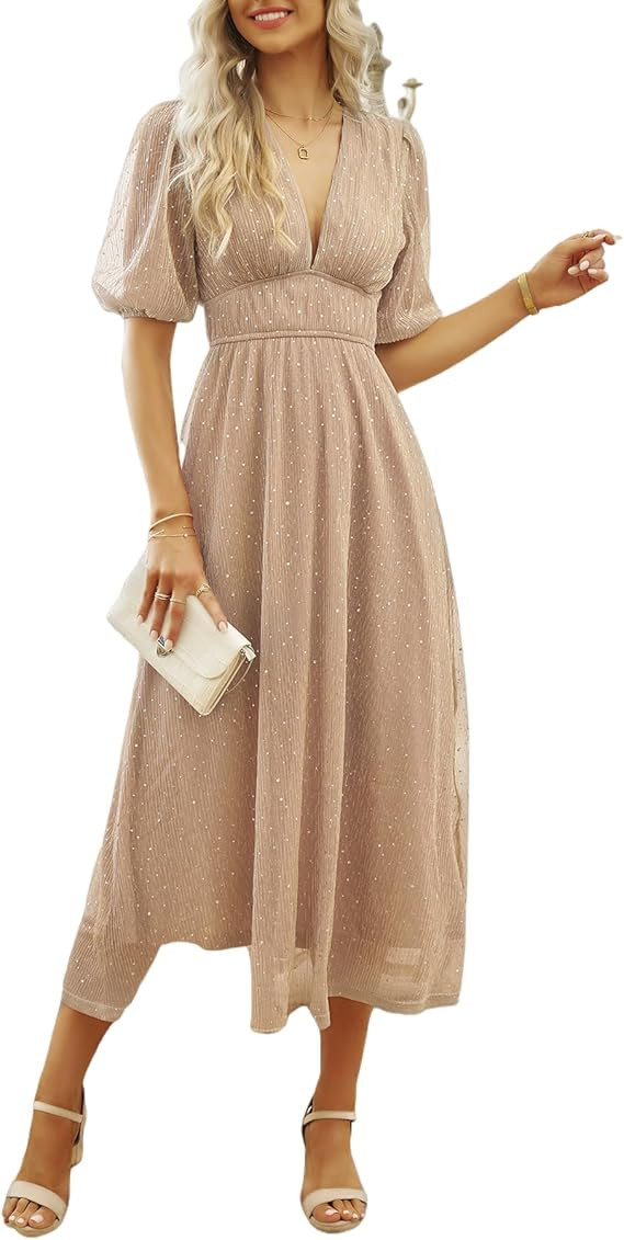 Sissyaki Women's Velvet Dress Formal Dresses for Wedding Guest 2023 Fall Dress | Amazon (US)