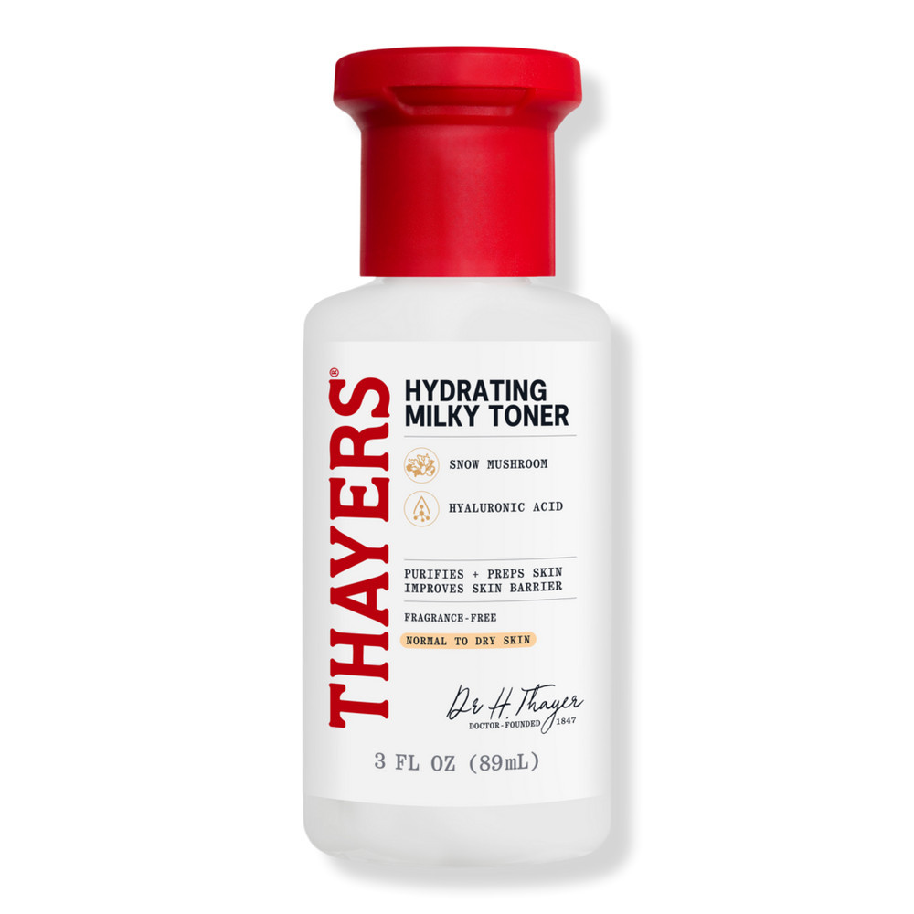 Thayers Milky Hydrating Face Toner with Snow Mushroom and Hyaluronic Acid - 3.0 oz | Ulta