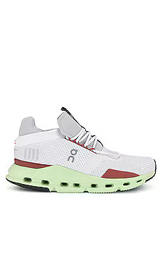 On Cloudnova Sneaker in White & Limelight from Revolve.com | Revolve Clothing (Global)