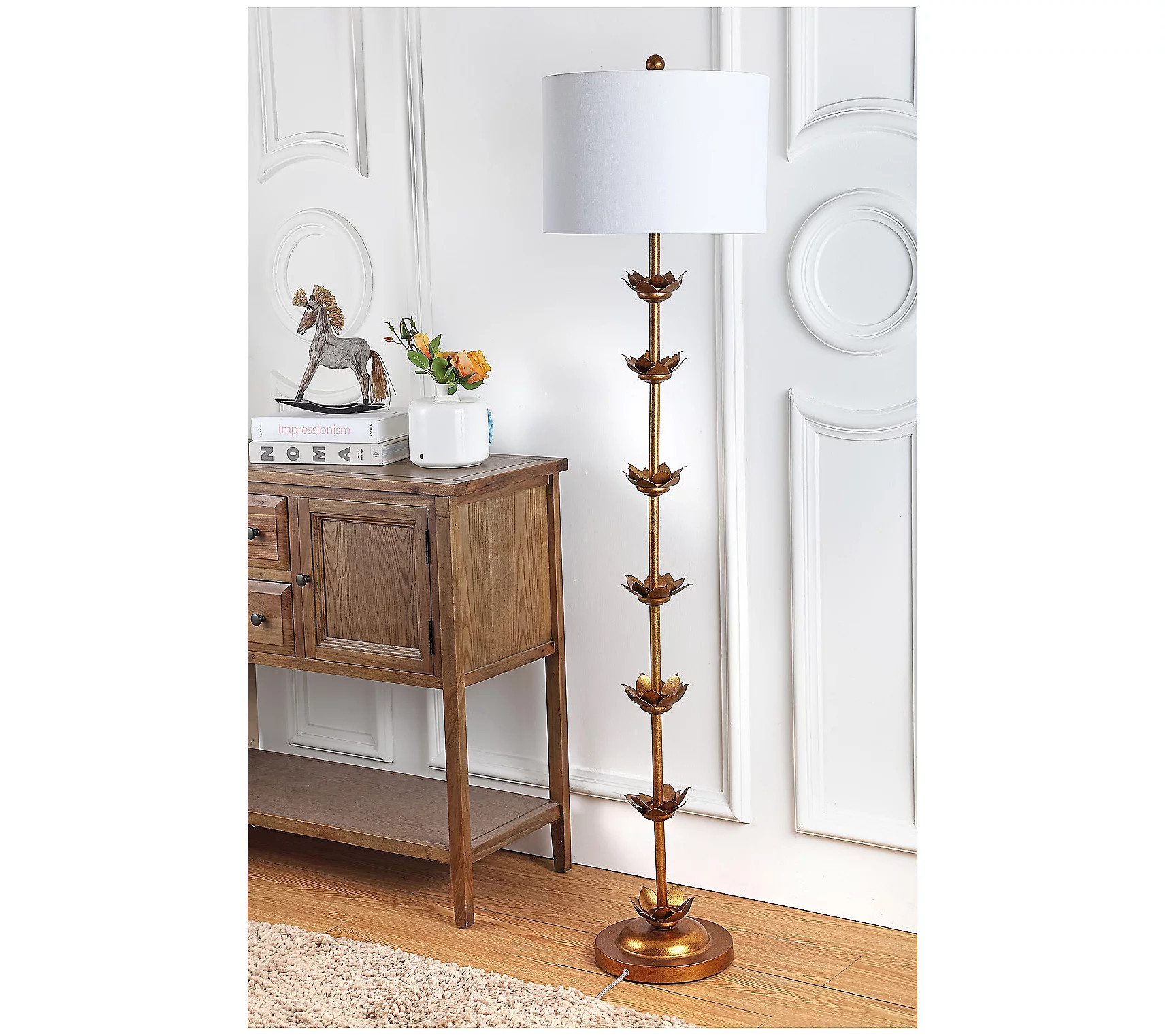 Safavieh Landen Leaf 63.5 Inch H Floor Lamp | QVC