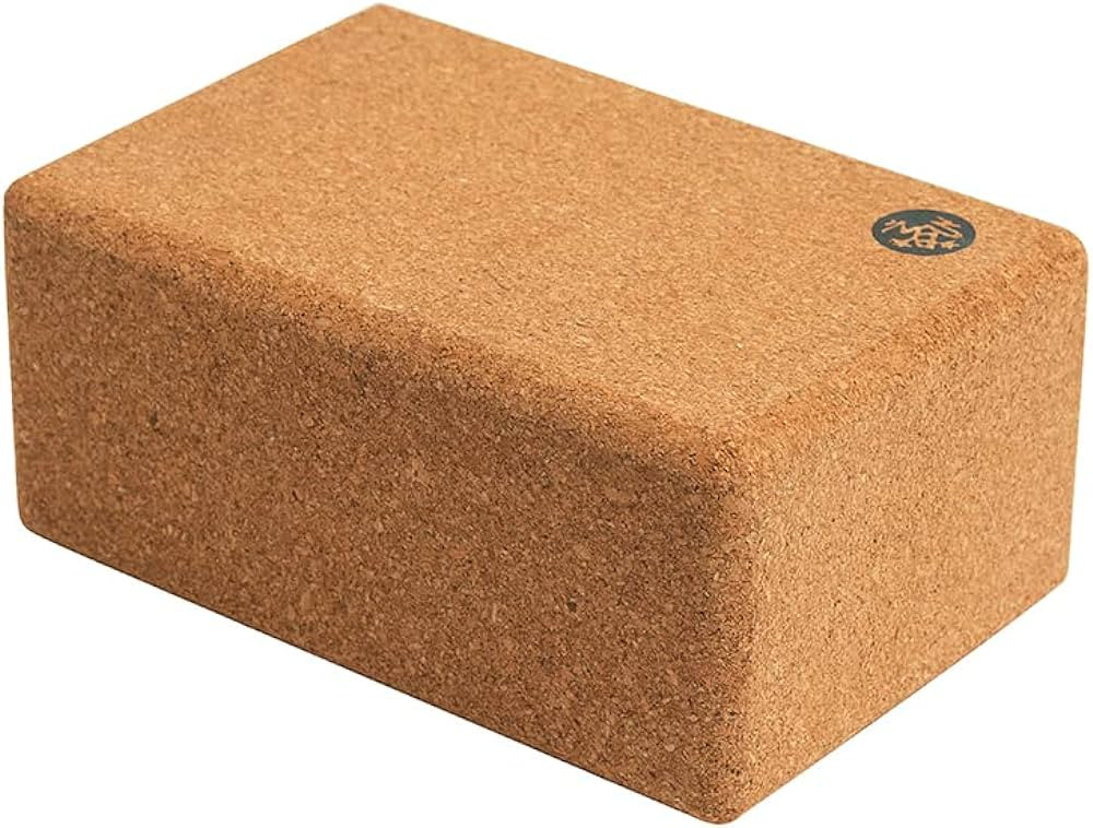 Manduka Yoga Cork Block - Yoga Prop and Accessory, Good for Travel, Comfortable Edges, Lightweigh... | Amazon (US)