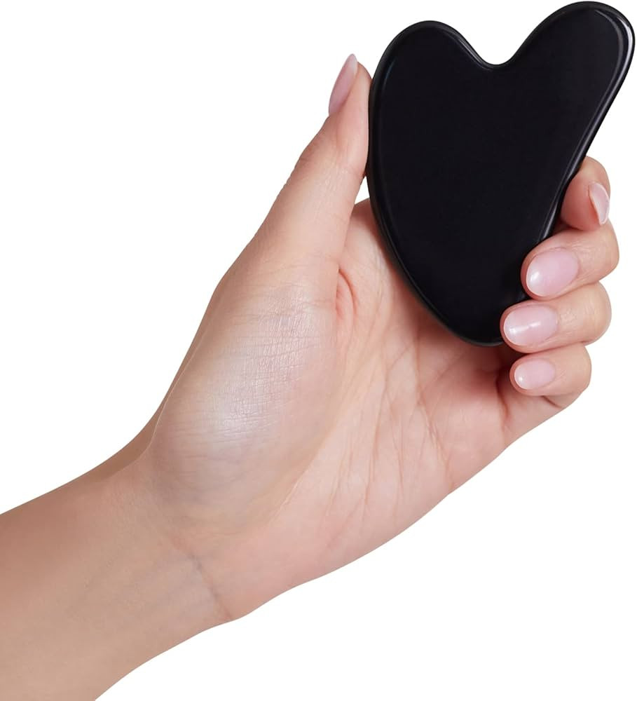 Plum Beauty Obsidian Sculpting Gua Sha Stone | Amazon (US)