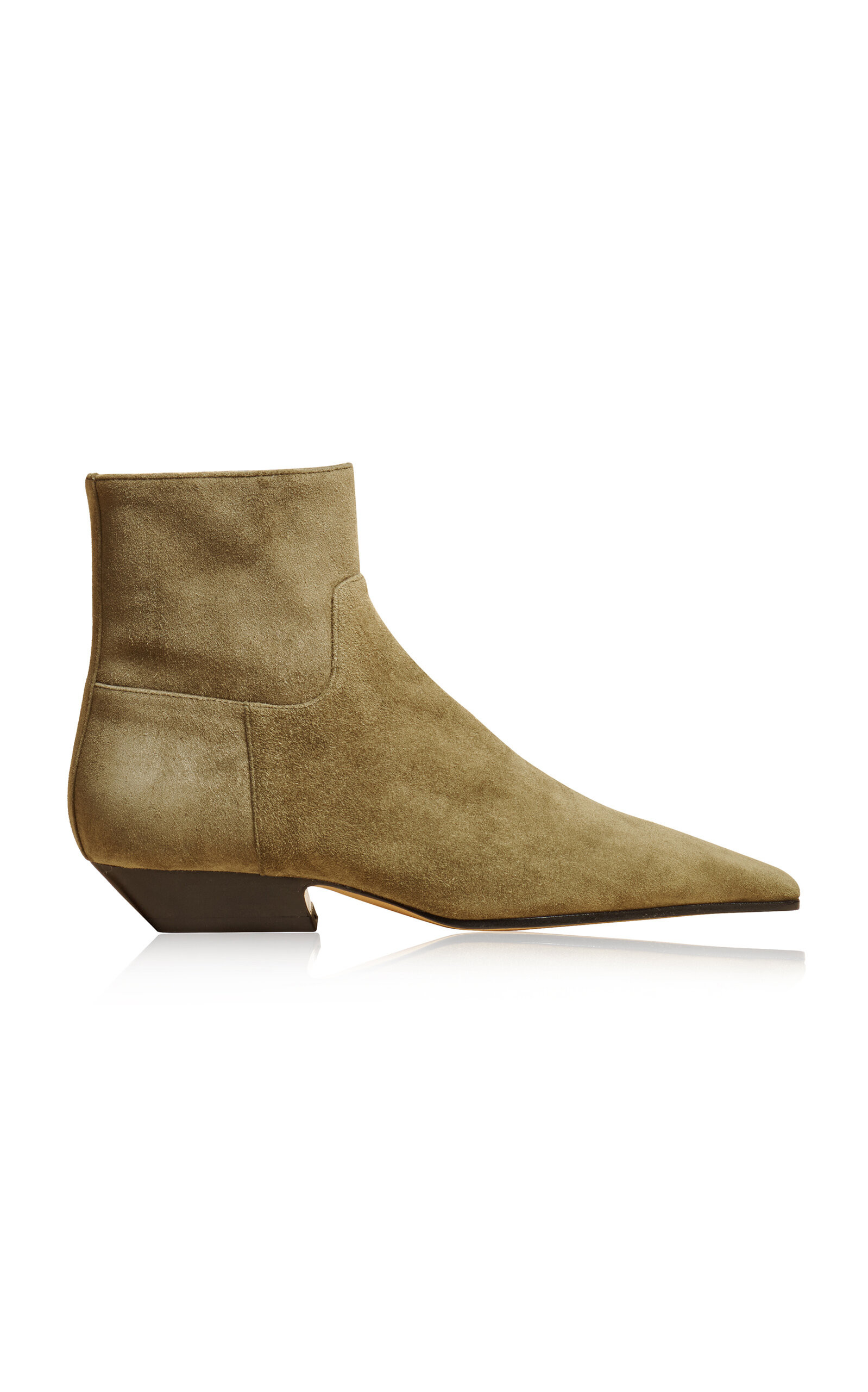 Khaite - Women's Marfa Classic Suede Boots - Neutral - IT 38 - Only At Moda Operandi | Moda Operandi (Global)