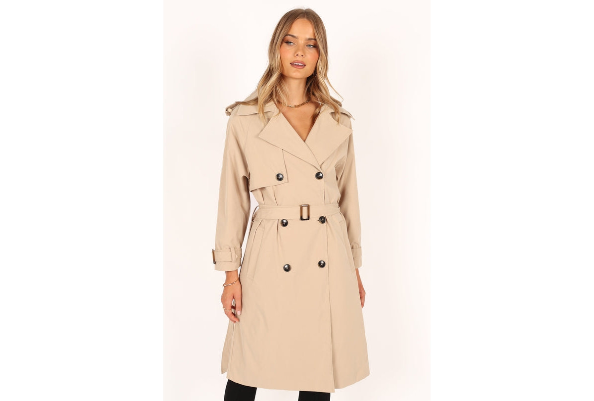 Petal and Pup Women's Trina Button Front Trench Coat - Beige | Macy's