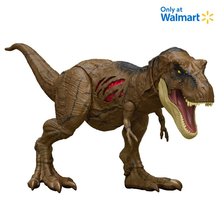 Jurassic World: Dominion Extreme Damage T Rex Dinosaur Figure for 4 Year Olds & Up | Walmart (US)
