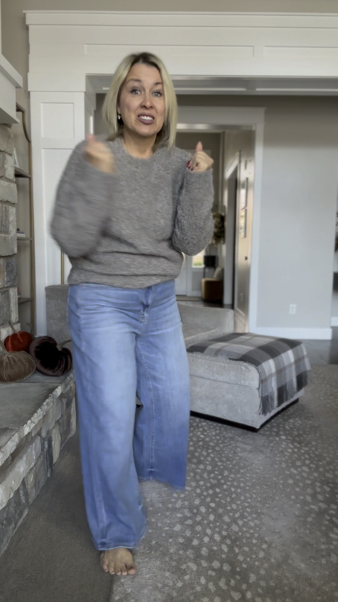 Wide-leg jeans are a game changer for midsize gals—flattering, comfy, and oh-so-feminine! They balance and elongate, making them a must for any over-50 wardrobe. I’ve styled mine with these Steve Madden platforms and chunky gold chains for an effortlessly chic, affordable look. Who’s loving this vibe? 💙
jeans | platform shoes | midsize | over 50 style | affordable | target finds | american eagle 

#LTKStyleTip #LTKMidsize #LTKFindsUnder100