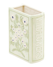 Wildflower Figural Book Vase | TJ Maxx