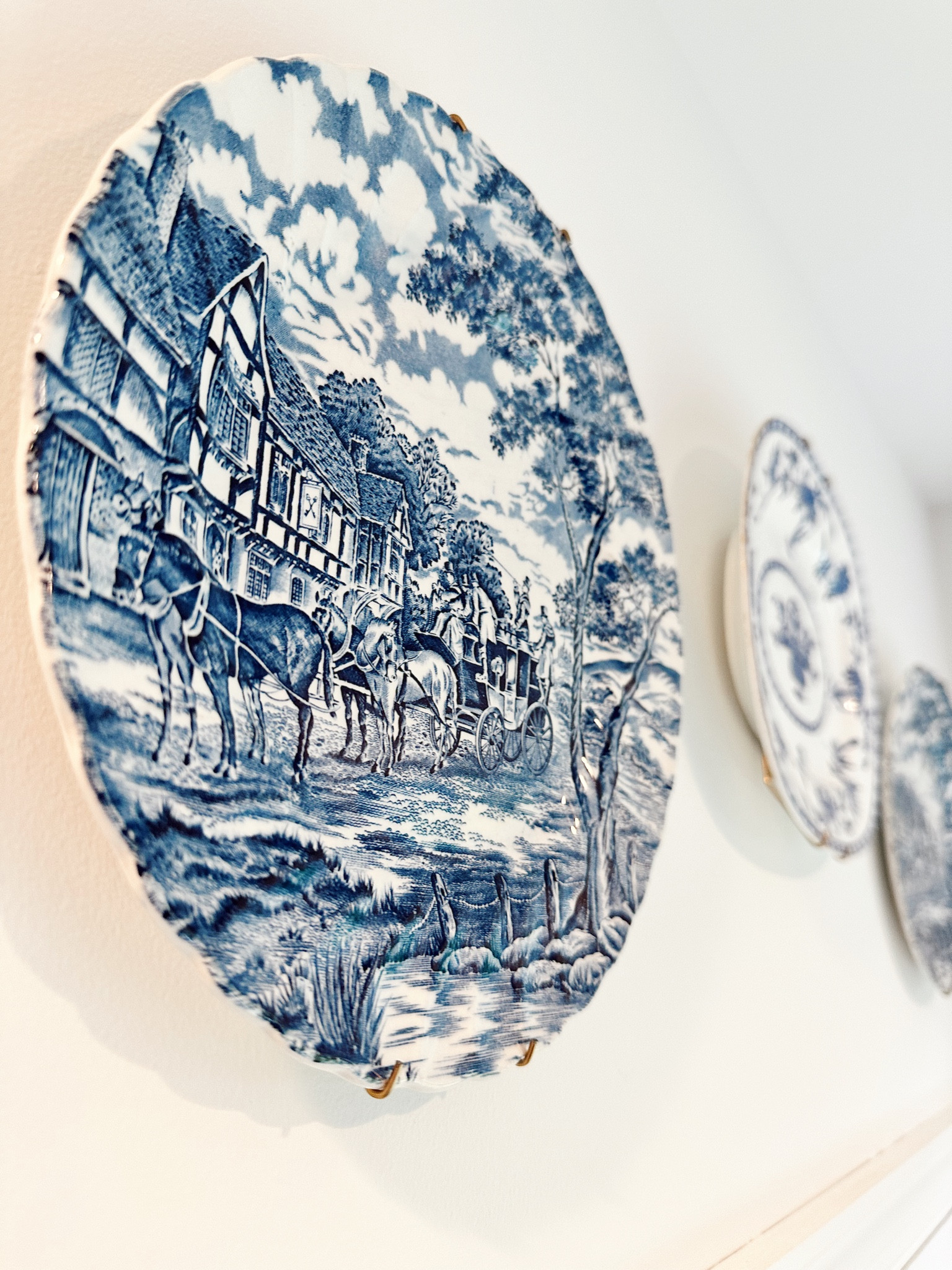 Finding secondhand vintage plates to decorate with is one of my favorite pastimes. 💙🤍

#vintagedecor #blueandwhite

#LTKhome