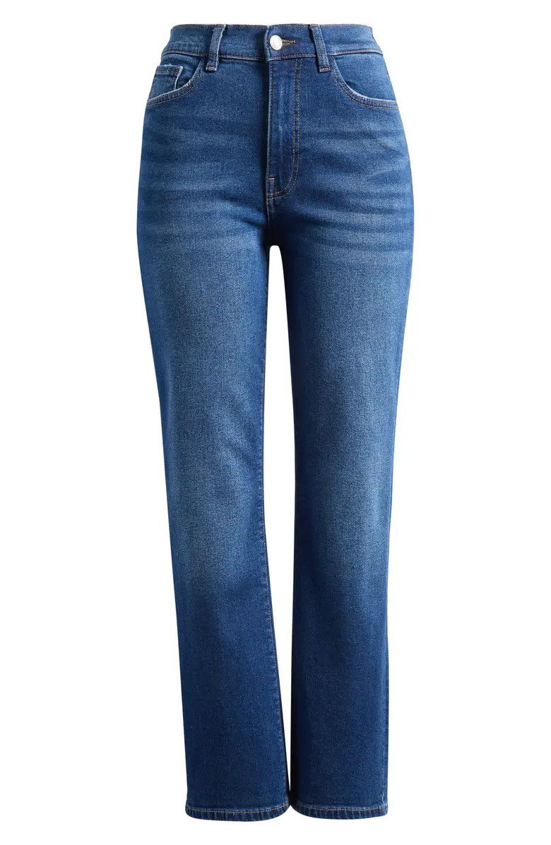 ASE High Waist Straight Leg Jeans | Nordstrom