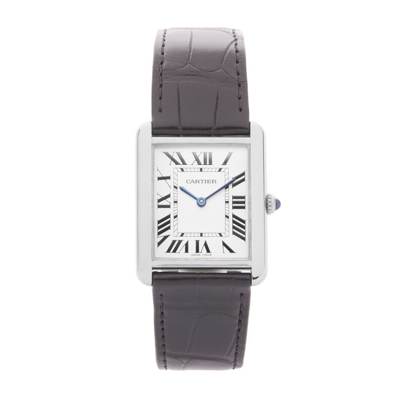Pre-Owned Cartier Tank Solo Watch White Dial, 34.8mm x 27.4mm | Ben Bridge Jeweler