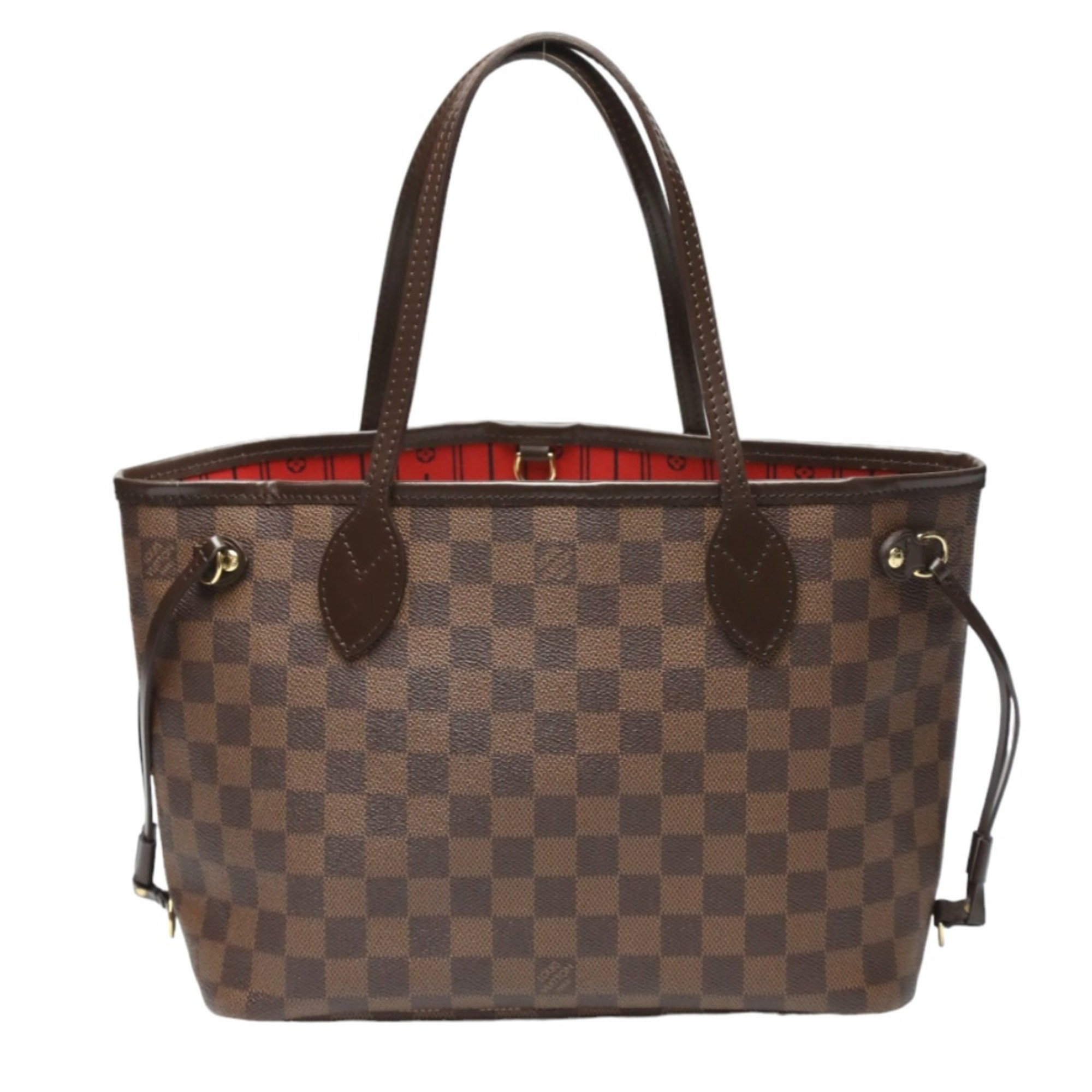 Pre-Owned LOUIS VUITTON Handbag Damier Neverfull PM N51109 Louis Vuitton Brown (Fair) | Walmart (US)