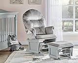 Suite Bebe Madison Glider Rocker and Ottoman, Grey and Light Grey | Amazon (US)