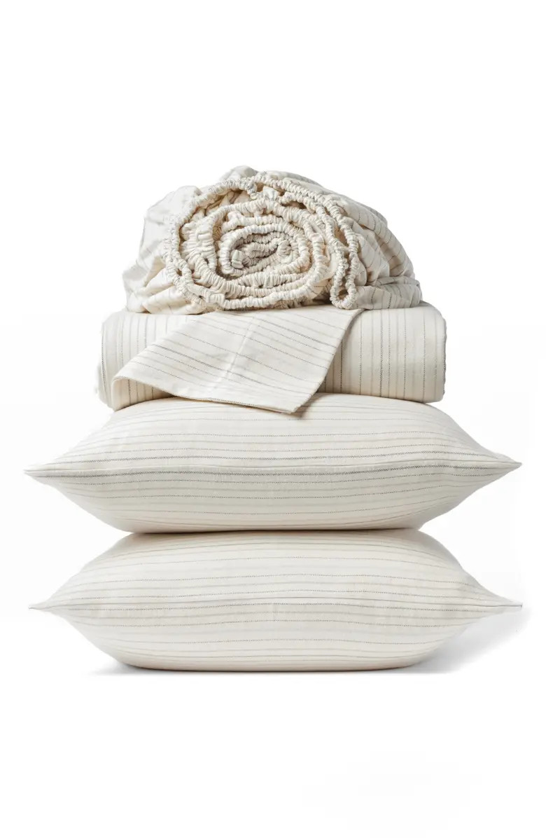 Cloud Brushed Organic Cotton Flannel Sheet Set | Nordstrom