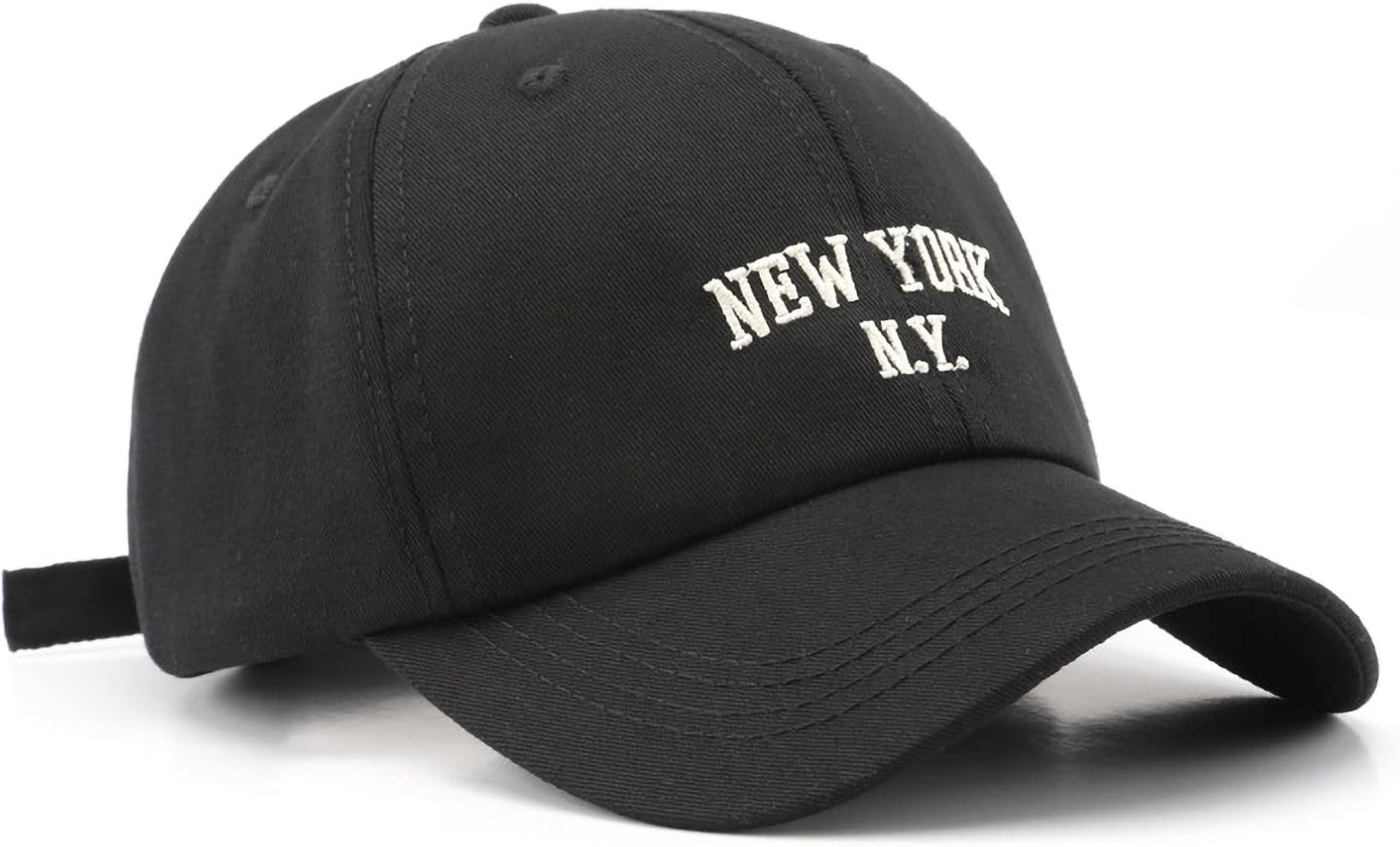 New York Embroidery Baseball Cap Cotton Trucker Dad Hat with Adjustable Buckle Visor Cap for Men ... | Amazon (US)