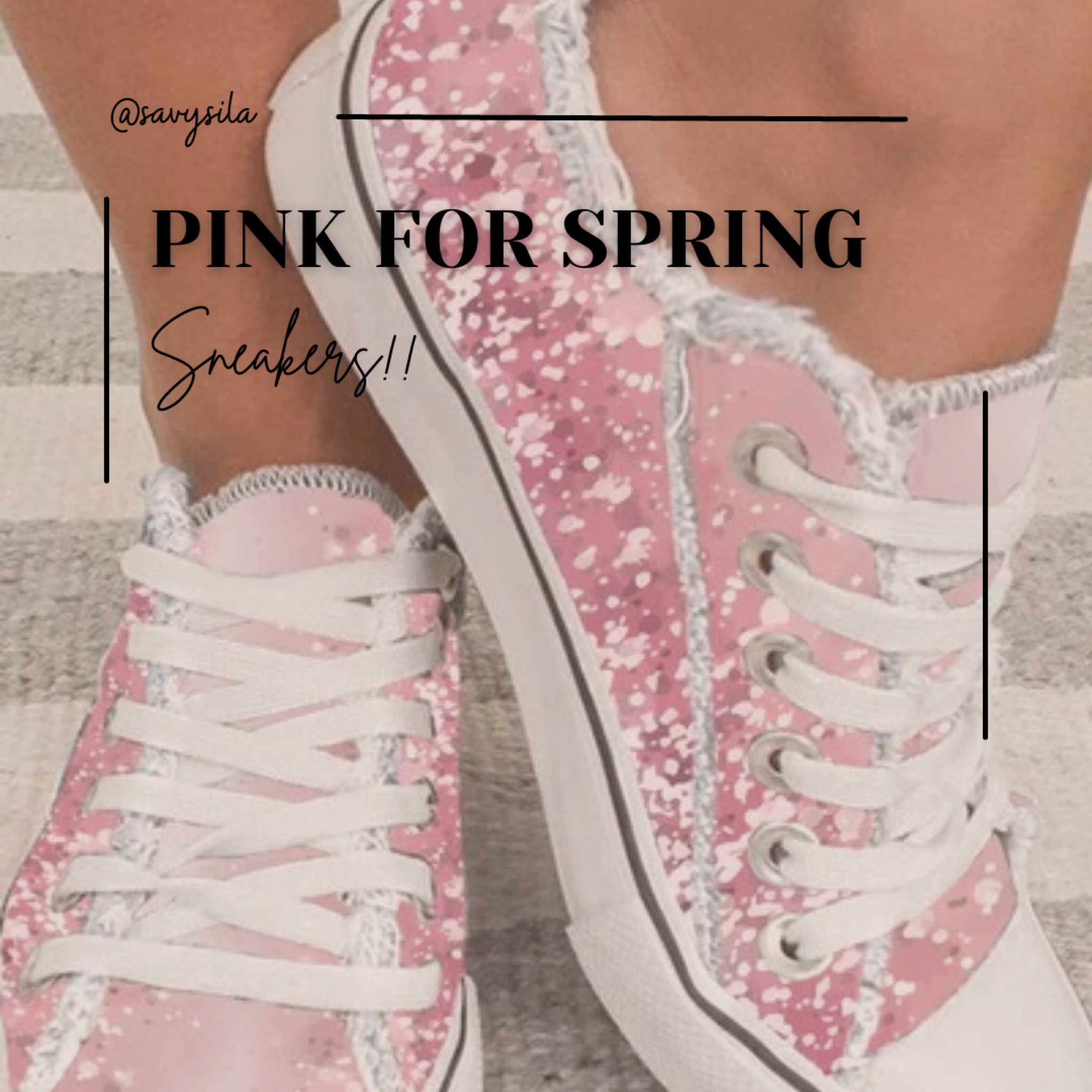 Cherry Blossom Lace Up Canvas Sneakers…Pretty in Pink!💗 Perfect Spring Sneaker…I’ve linked some similar sneaks as well.

#LTKunder50 #LTKshoecrush #LTKFind