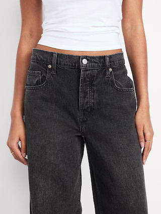 Low-Rise Slouchy Wide-Leg Jeans | Old Navy (US)