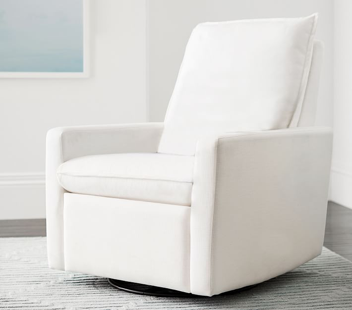 Paxton Manual & Power Swivel Glider Recliner | Pottery Barn Kids