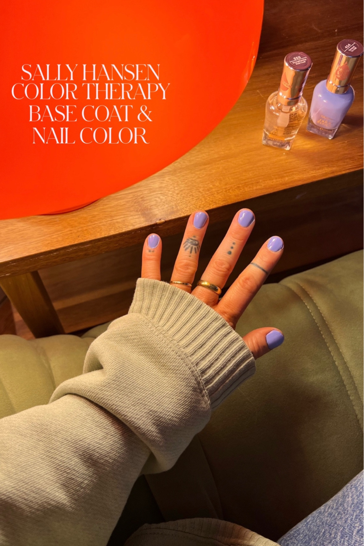 ad I 🫐🪻🥛 IN LOVE!

USING:
@sally_hansen Color Therapy 453 Dressed To Chill
@sally_hansen Color Therapy 555 Base Coat

both available at @target !!
the base coat insures that my cute little at home mani doesn't peel, chip, or break!

#Target TargetPartner #TargetStyle #sallyhansen

#LTKSpringSale #LTKSeasonal #LTKstyletip