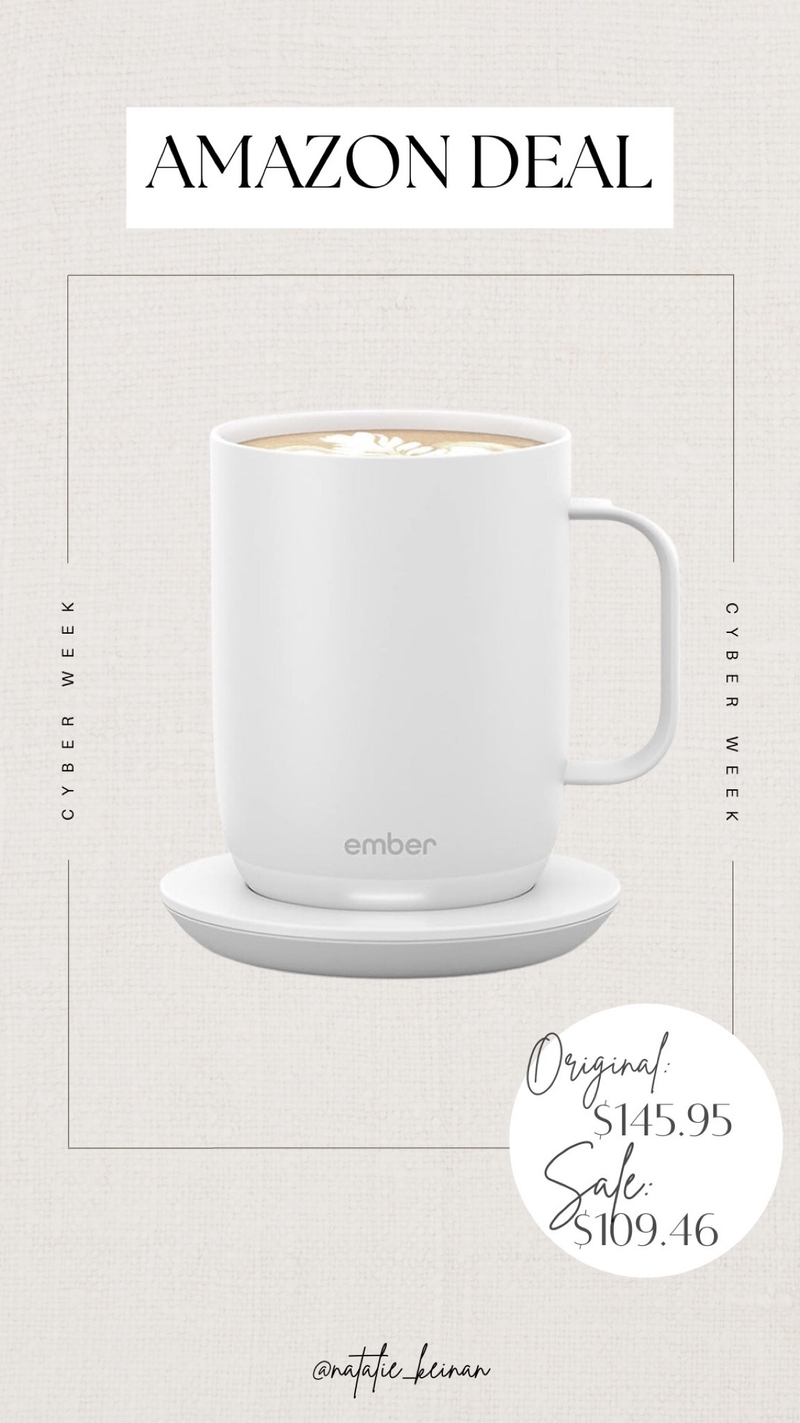 Ember smart coffee mug on sale! Would make a great gift!

#LTKsalealert #LTKCyberWeek #LTKGiftGuide
