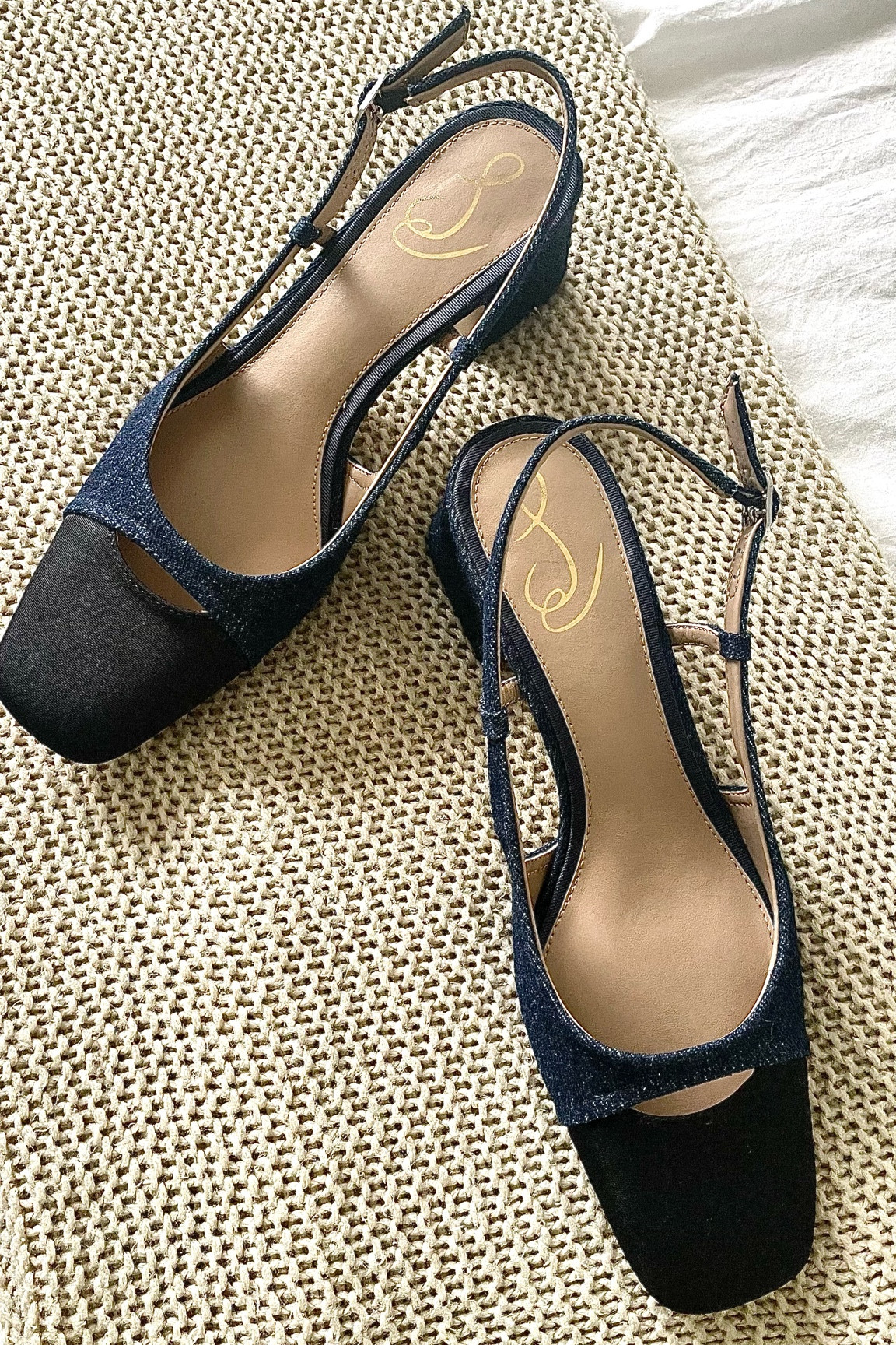 SHOE CRUSH MOMENT! So excited to style these stunning denim sling backs. I think they’ll pair perfectly with a midi dress or a slim fit pair of jeans!

#LTKStyleTip #LTKShoeCrush #LTKFindsUnder100