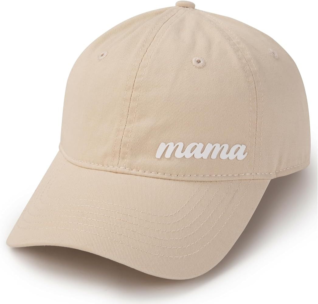 Lichfamy Mama Hat for Women's Baseball Cap Birthday Christmas for Mom Hat Washed Cotton Adjustabl... | Amazon (US)
