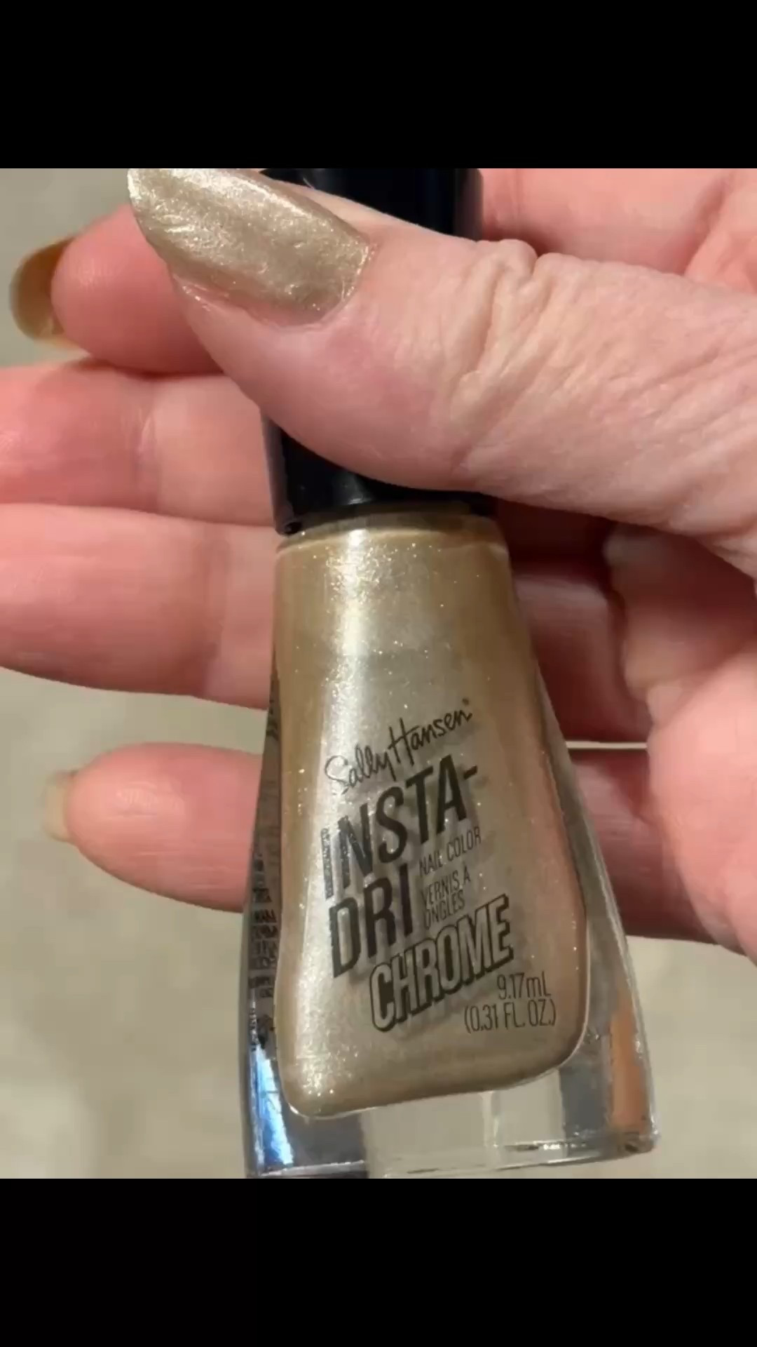 With Sally, Hansen, Insta Dri, doing your nails is so quick and I love this chrome… This is the Lustrous Gold color. 

#LTKBeauty #LTKGiftGuide