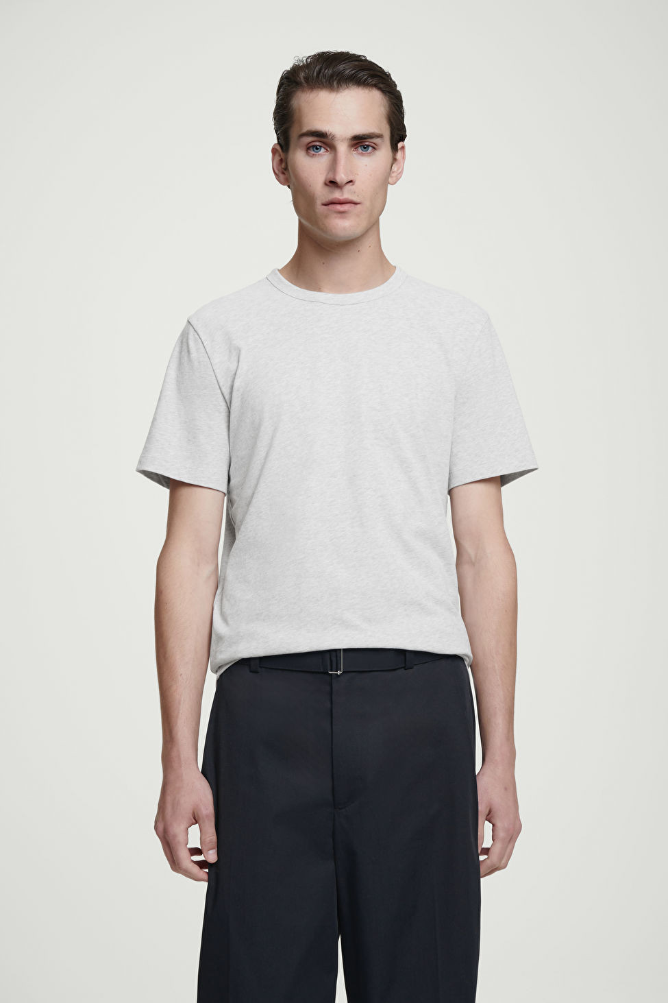 REGULAR LIGHTWEIGHT BRUSHED-COTTON T-SHIRT | COS (US)