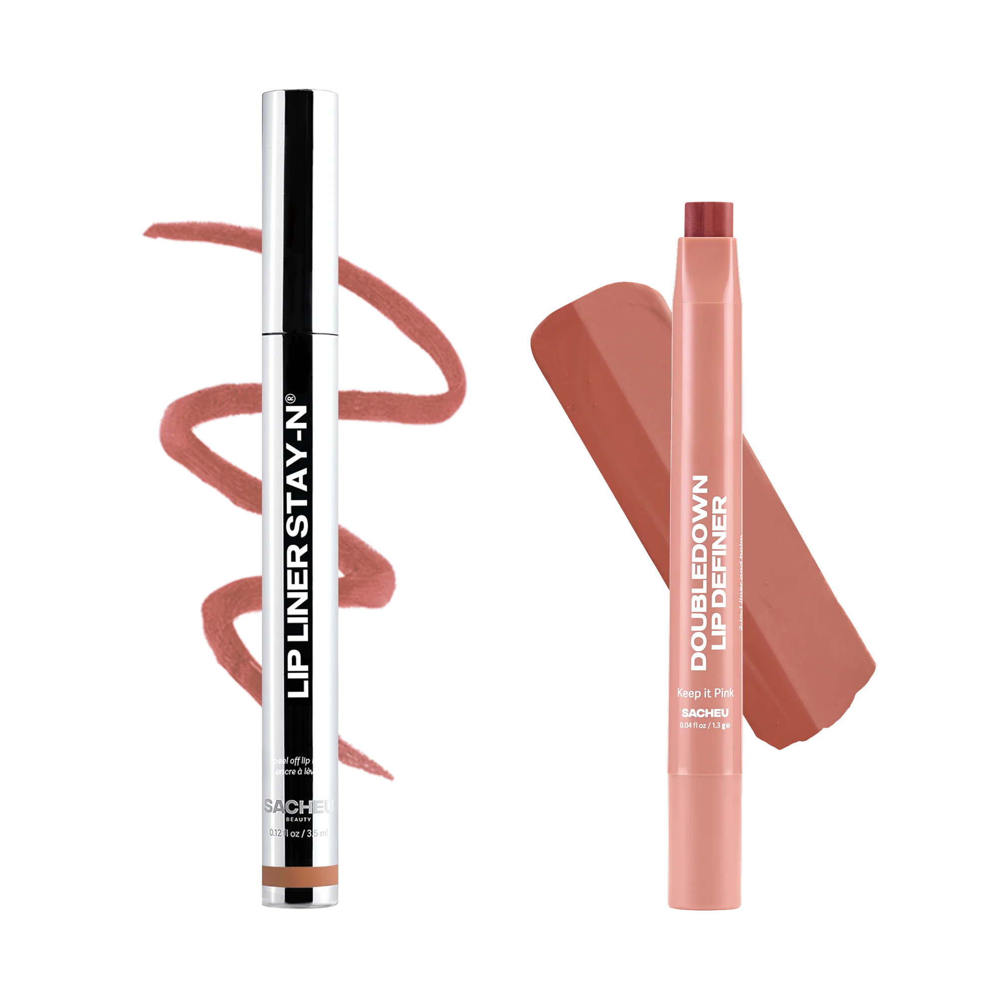 Lip Liner STAY-N® + DoubleDown Lip Definer™ | SACHEU Beauty