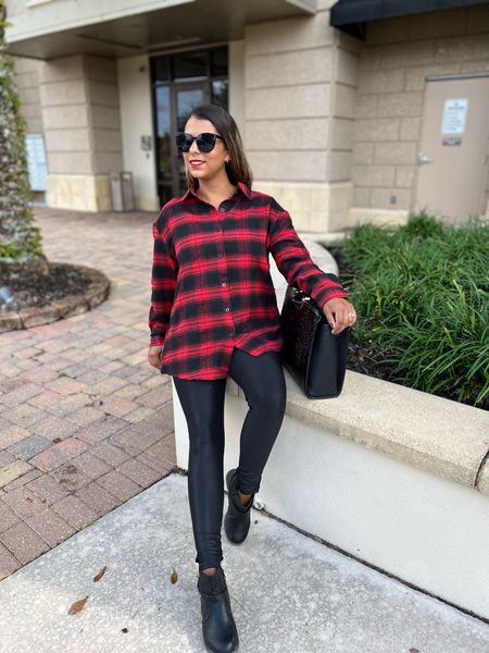 Plaid button up front long sleeve high low shirt blouse top 

I’m wearing a size small in black red plaid. 130 lbs. 5’4

#amazon #founditonamazon #amazonfashion #christmas #holiday #blouse #buttonup #buttondown #plaid

#LTKHoliday #LTKSeasonal #LTKunder50