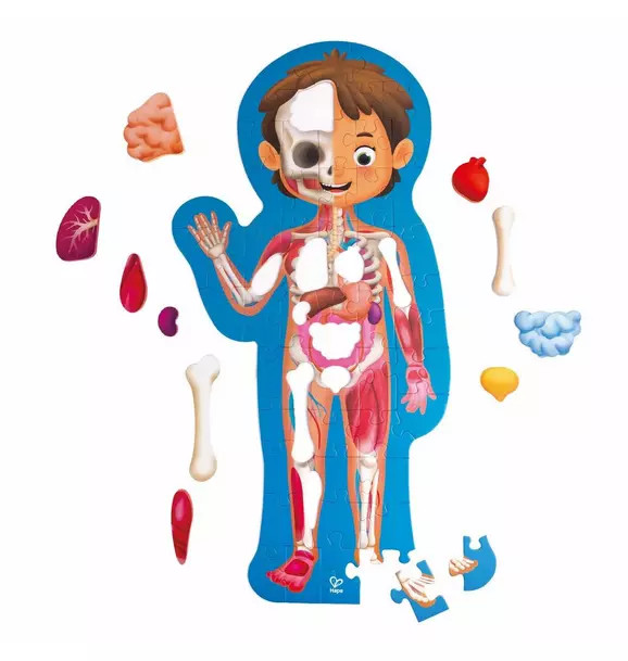 Human Body Puzzle - 60 Oversized Pieces | Janie and Jack