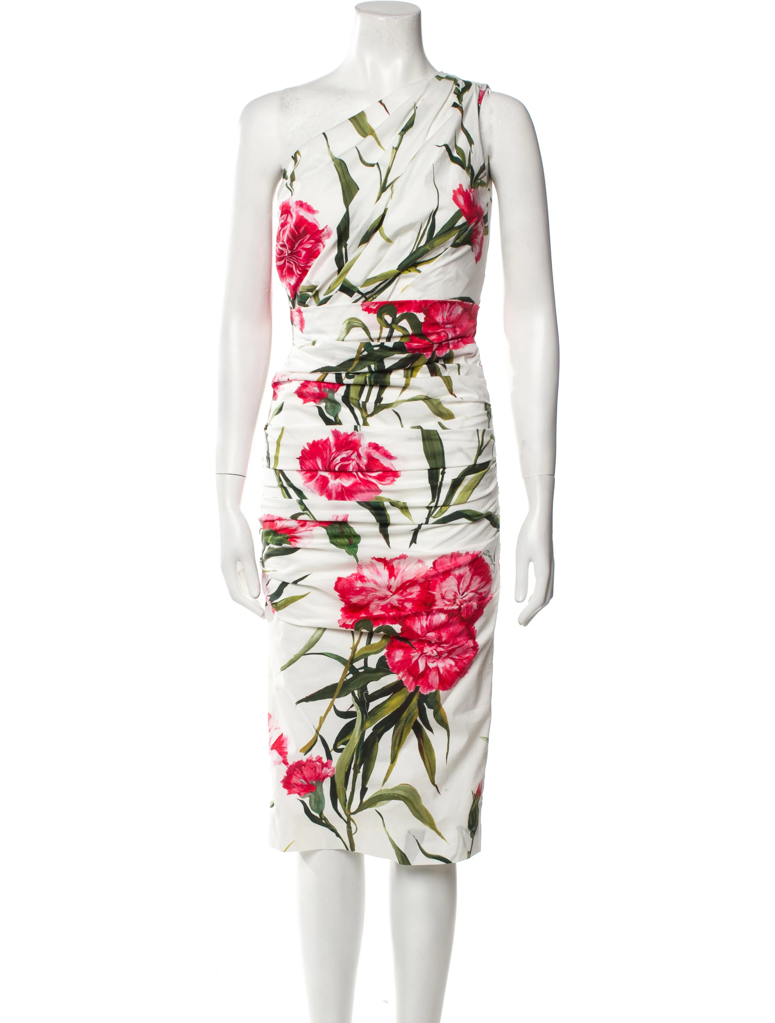 Floral Print Midi Length Dress | The RealReal