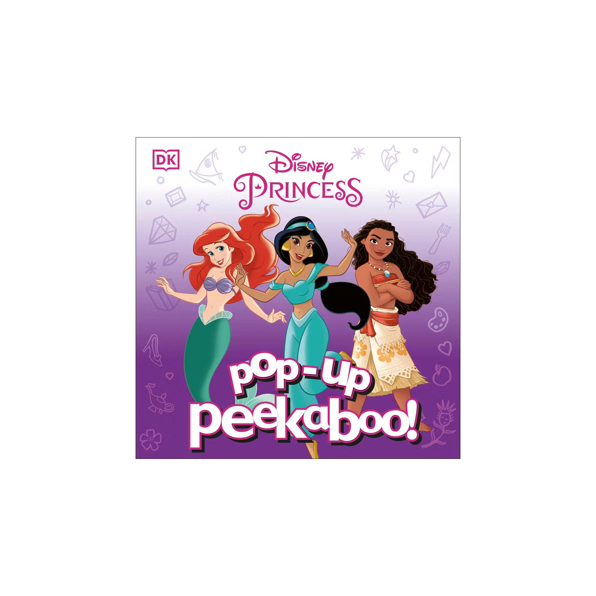 Pop-Up Peekaboo! Disney Princess - by  DK (Board Book) | Target