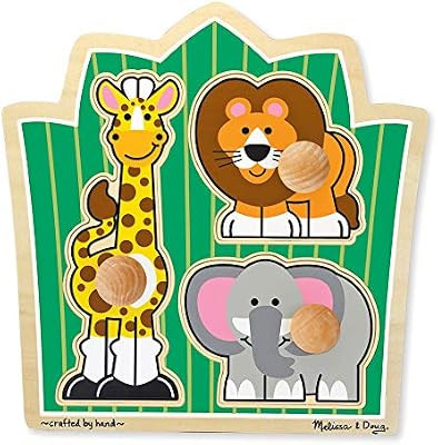 Melissa & Doug Safari Jumbo Knob Puzzle | Amazon (US)
