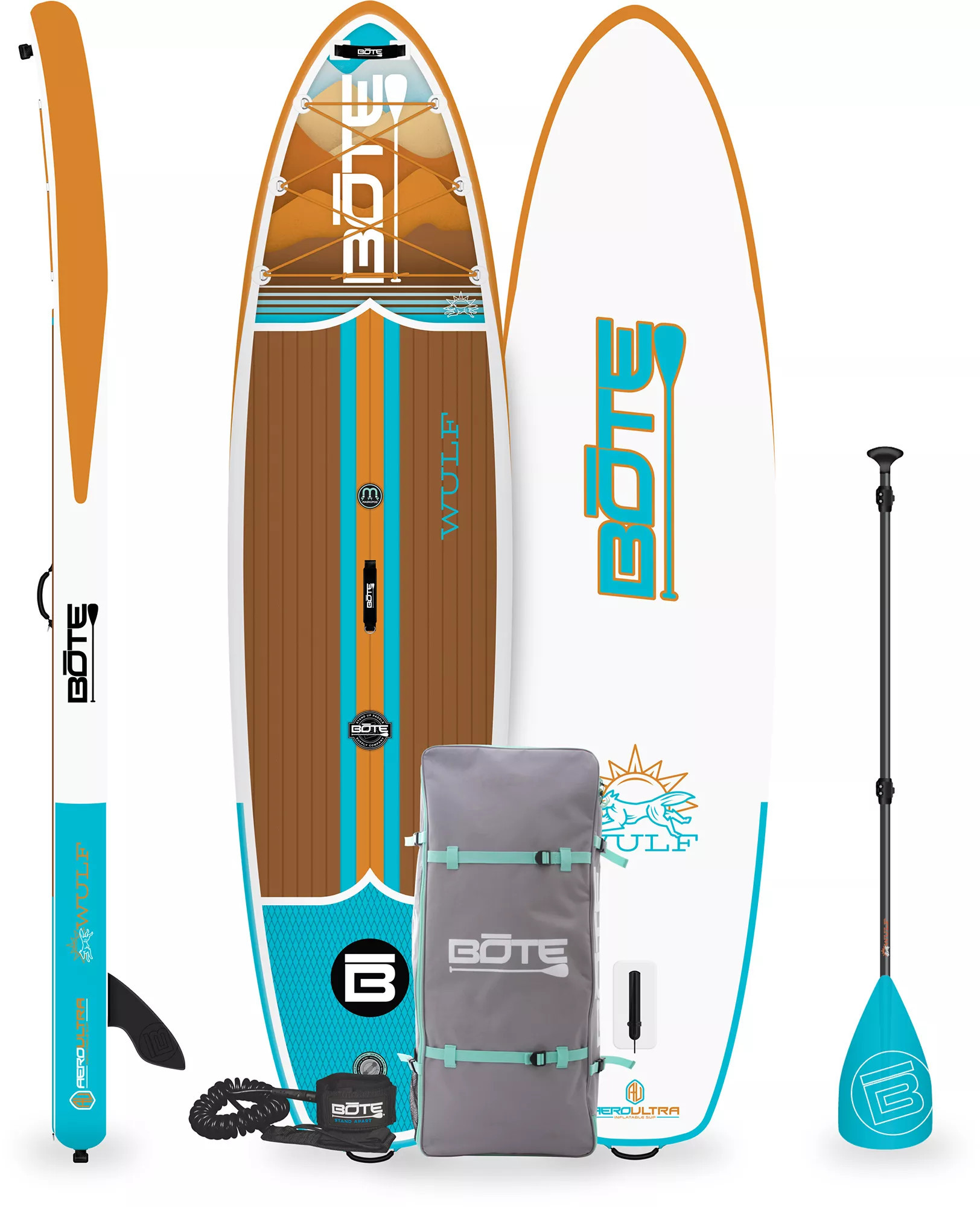 BOTE Wulf Aero 11'4" Inflatable Stand Up Paddle Board, Native Dune | DICK'S Sporting Goods