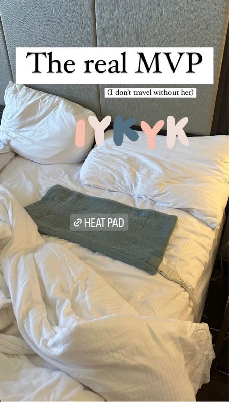 Heating pad I have from Amazon! Never travel without it, a necessity!

#LTKfindsunder50