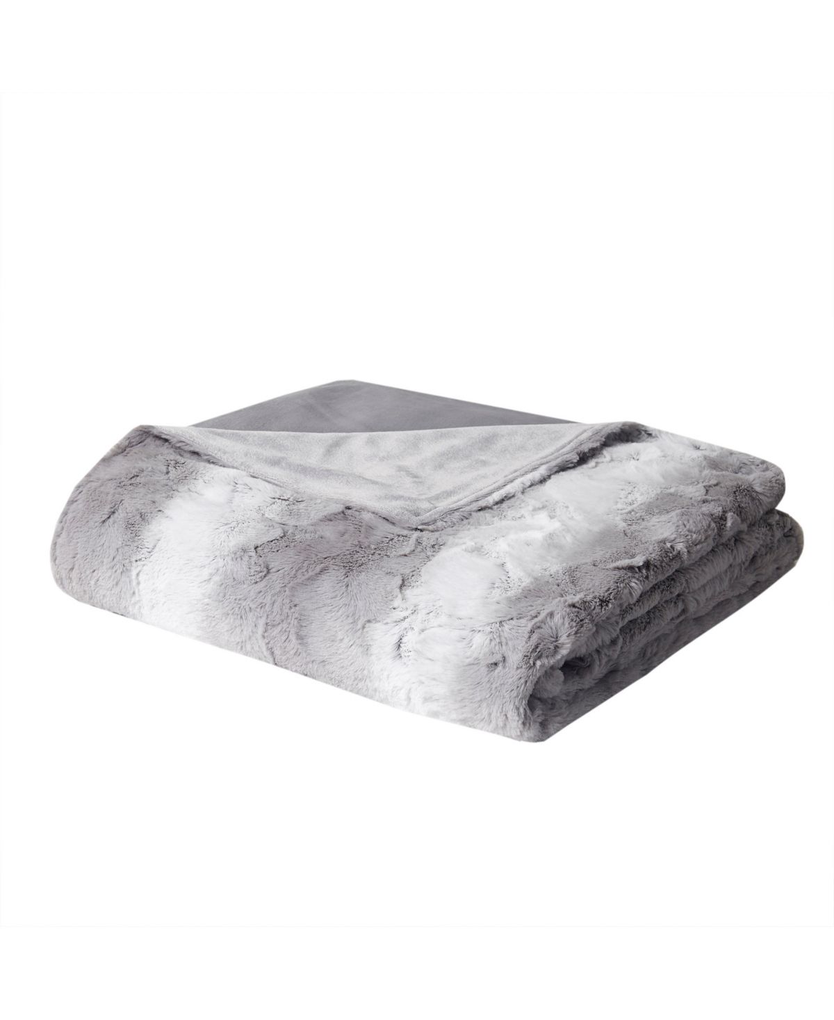 Beautyrest Zuri Weighted Faux Fur Blanket, 18 lbs Bedding | Macys (US)