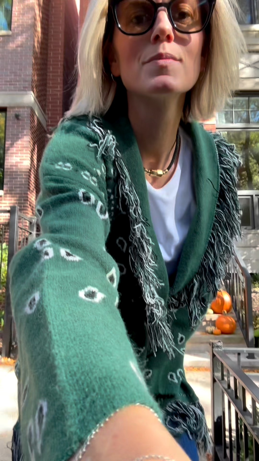 Style Icon Update ✨

Feeling a little under the weather and my voice decided to sit this one out… but my heart is so full.
WE MADE IT TO THE TOP 20 🤯 thank you from the bottom of my soul for every single vote and bit of support — it truly means the world. 
Love ya a million ❤️‍🔥

Link in bio 🔗

Sweater: @dillards thanks to the coolest @styledby_nomi for the rec 🫶🏼
Denim: @nordstrom via @wayfclothing 
Tee: @jcrew 
Necklace: @petiteprotea 
Sunnies: @gentlemonster 
Flats: @amazon

#styleiconchallenge #officialstyleicon #outfitinspiration #outfitinspo #fashion #style #chicagostyle fringe

#LTKHoliday #LTKFindsUnder100 #LTKStyleTip