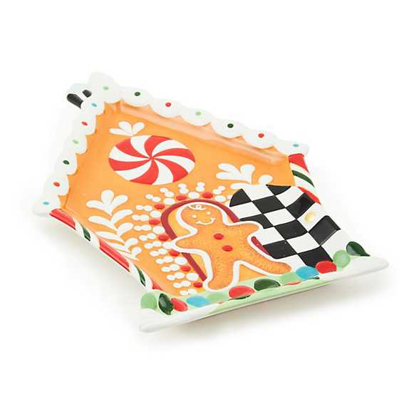 Bake Shop Gingerbread House Cookie Plate | MacKenzie-Childs