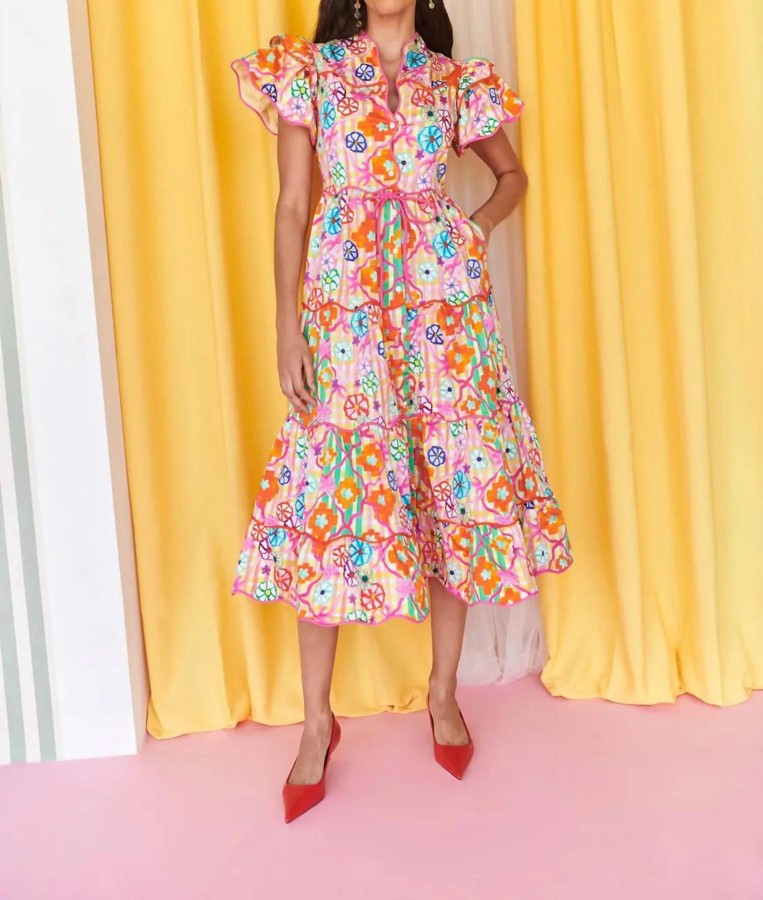 Baba Voyager Dress In Multi | Shop Simon