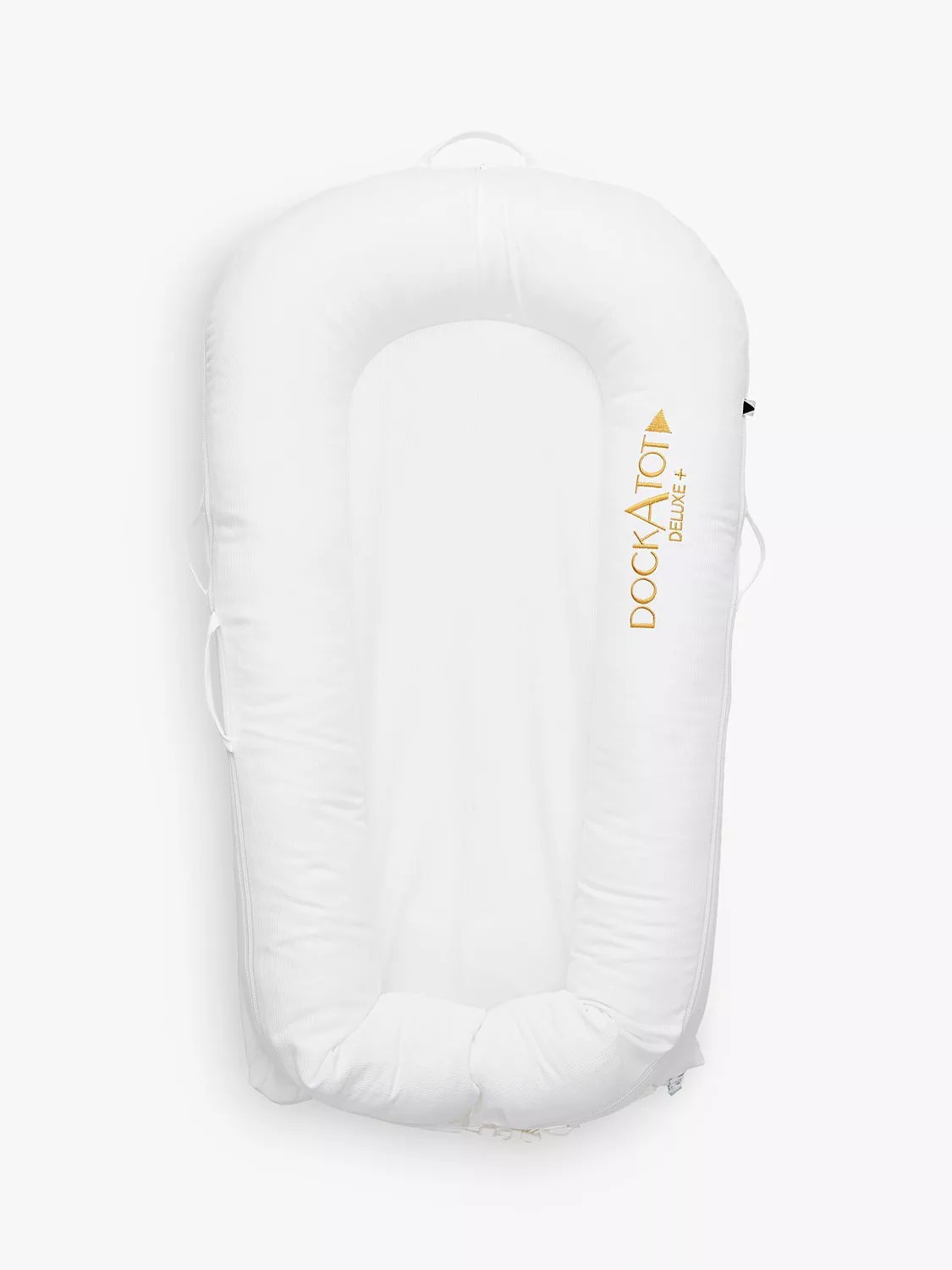 DockATot Deluxe+ Pristine White Baby Pod, 0-8 months | John Lewis (UK)