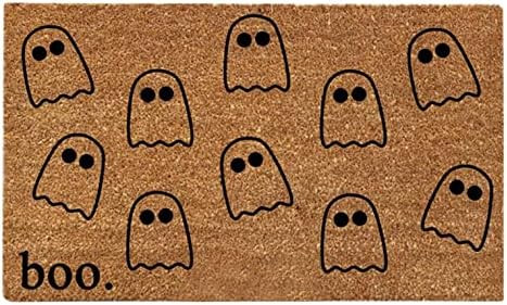 Halloween Doormat Happy Halloween Home Decorations, Boo Ghosts Non-Slip Welcome Mat for Front Door,  | Amazon (US)