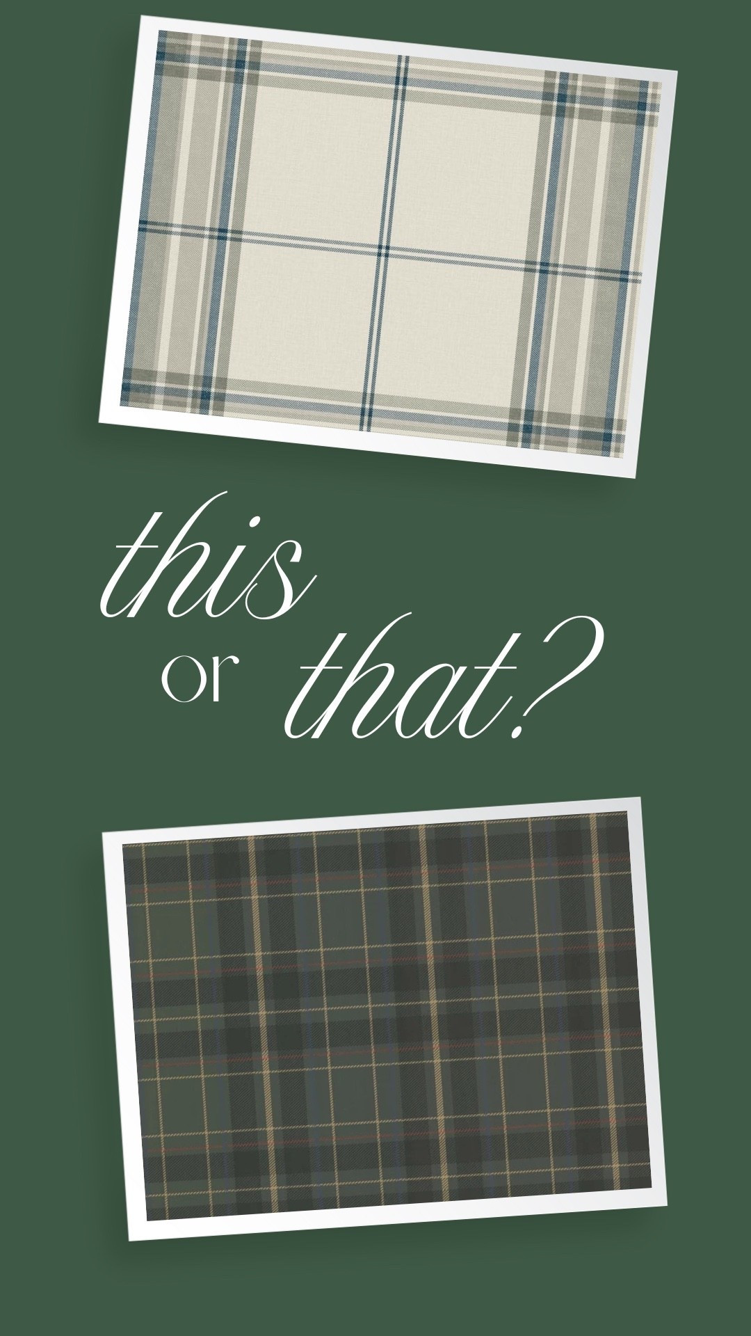 I love both of these plaid wallpapers, both the dark and the light have such cozy and classic vibes 

#LTKHome