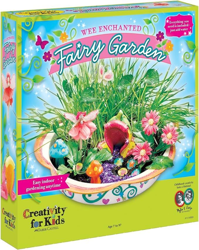 Creativity for Kids Enchanted Fairy Garden Craft Kit - Fairy Crafts for Kids | Amazon (US)